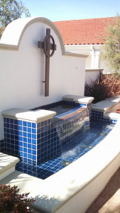 school fountain