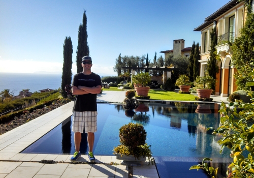 Jared Benson, owner of Newport Coast Pool Cleaning Company